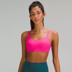 Lululemon Like A Cloud Ribbed Bra Sonic Pink